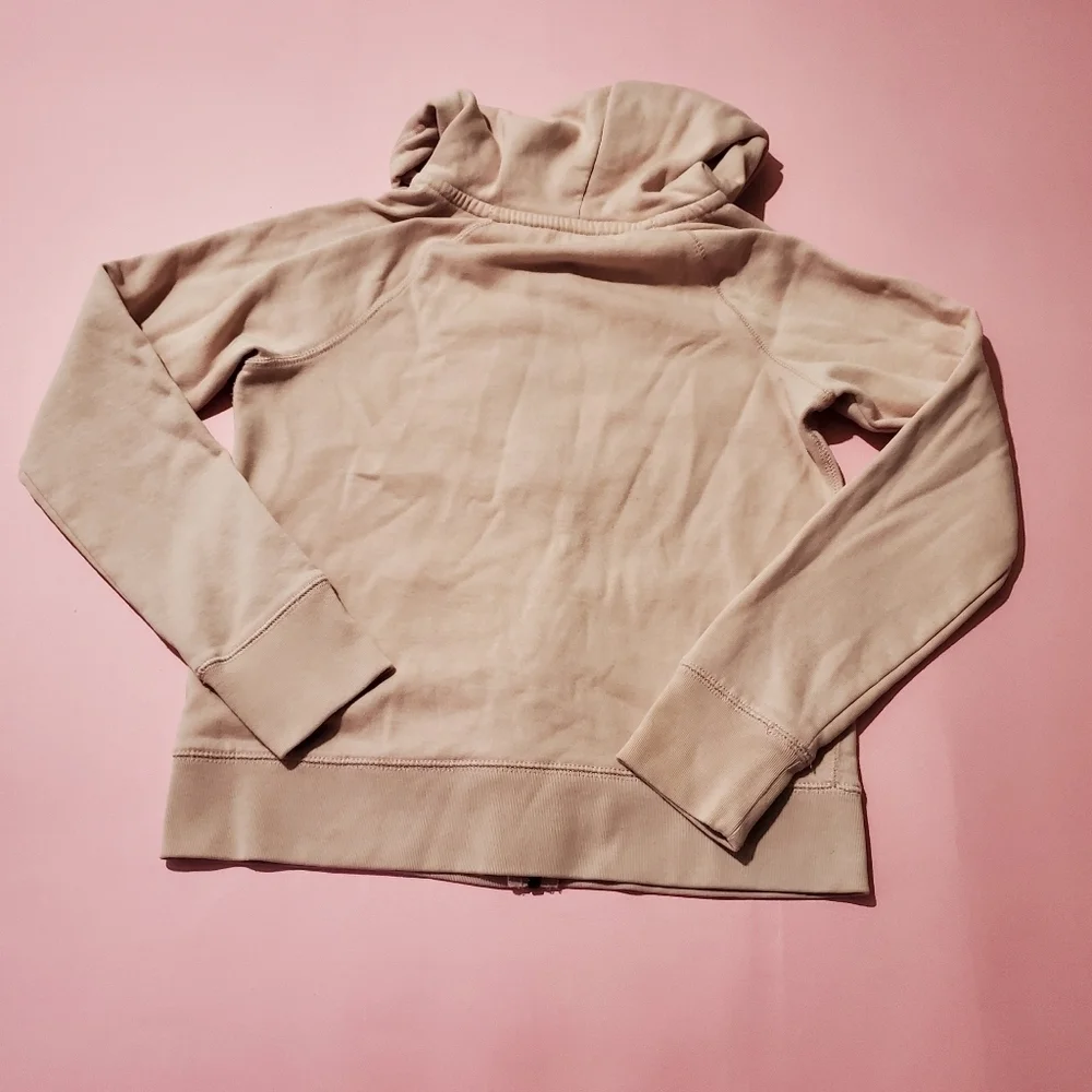 Areopostale Pastel Blush Pink Sequin Logo Hoodie - Picture 6 of 6